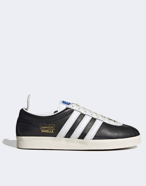 Black adidas gazelle leather top
