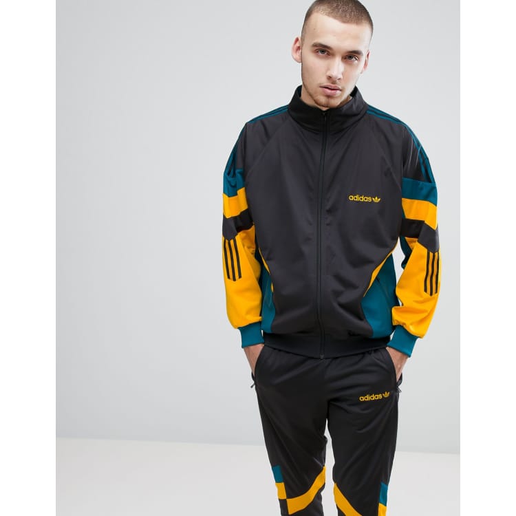 adidas Originals vintage track jacket in black CE4829 ASOS