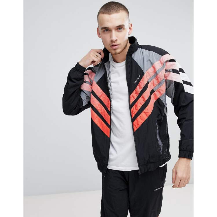 Kennis maken Reclame Mexico adidas Originals Vintage Track Jacket In Black CW4988 | ASOS