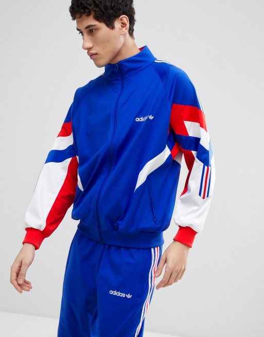 onderhoud Geld lenende oriëntatie adidas Originals Vintage Tapered Tracksuit in Blue | ASOS