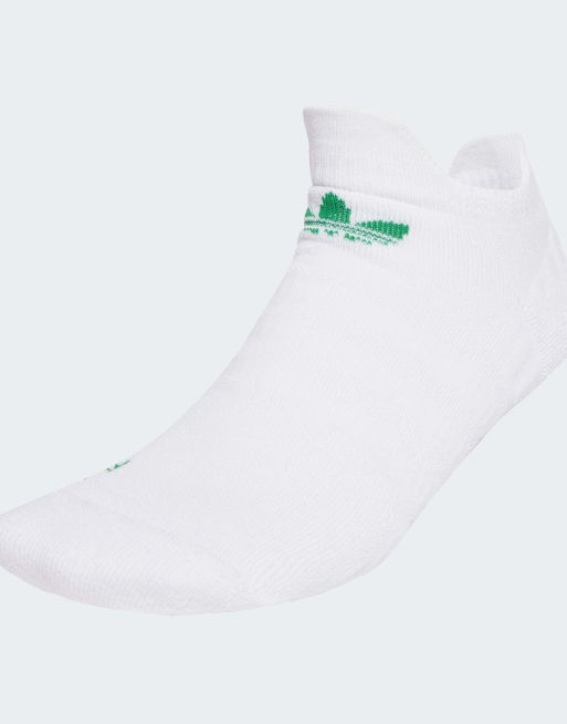 adidas Originals – Vita och gröna, låga strumpor i tunt och lätt material, 1 par