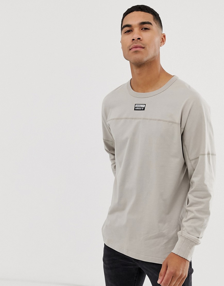 Adidas Originals vocal long sleeve t-shirt with central logo-Multi