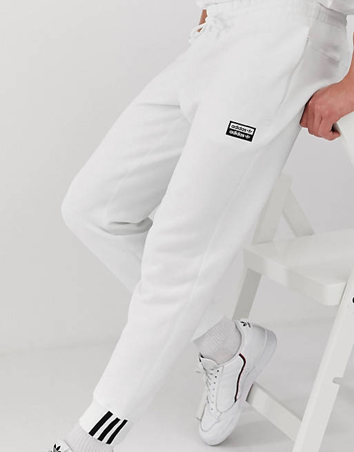 adidas Originals vocal sweatpants in white