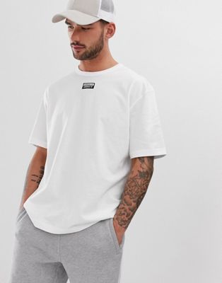 adidas Originals vocal t-shirt with central logo in white | ASOS