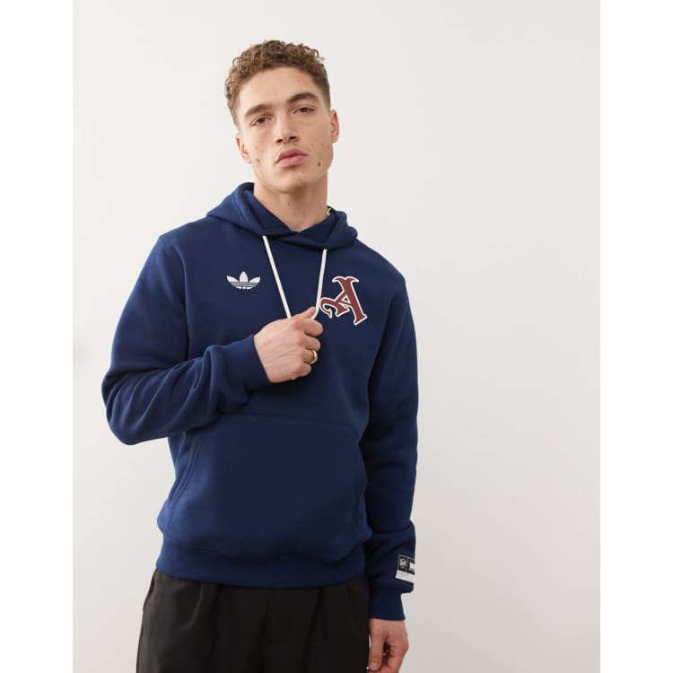 adidas Originals VRCT Sweat à capuche Arsenal Bleu ASOS