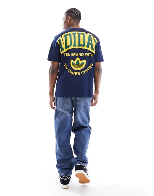adidas Originals - VRCT - T-shirt met korte mouwen in blauw