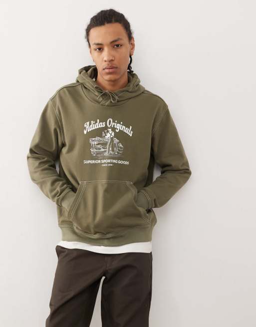 adidas Originals - Wabash - Grøn hættetrøje