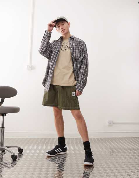 adidas Originals - Wabash - Kakigrønne arbejdsshorts - view 1