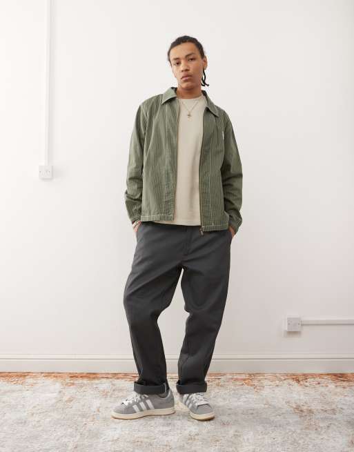adidas Originals – Wabash – Khakifärgad coachjacka