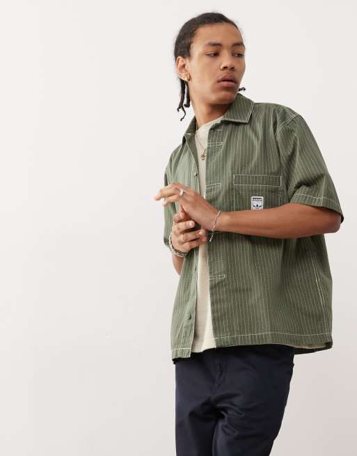 adidas Originals – Wabash – Koszula z krótkim rękawem w kolorze khaki