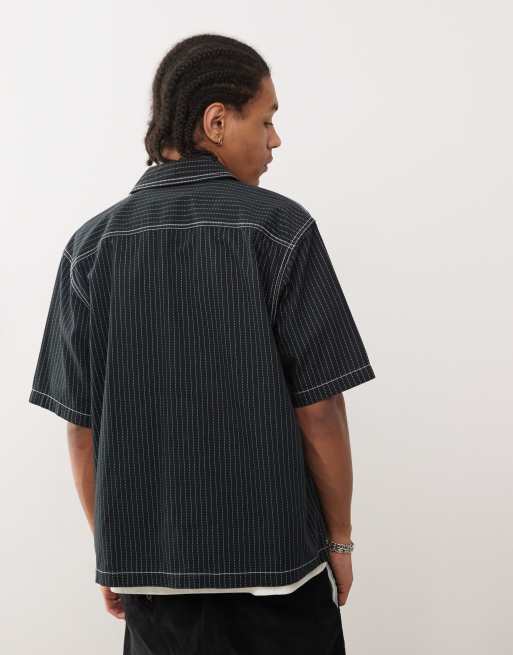 adidas Originals Wabash short sleeved shirt in black | ASOS