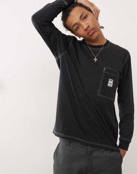 adidas Originals - Wabash - T-shirt met lange mouwen in zwart - view 1
