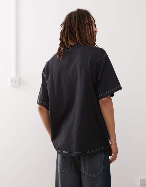 ★ドイツ発*adidas Originals*新作*Wabash LEOPARD Tシャツ/BL★ adidas Originals Wabash t-shirt with leopard graphic in