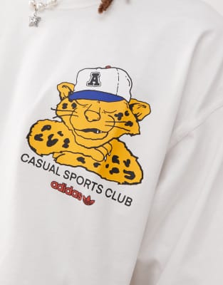 ★ドイツ発*adidas Originals*新作*Wabash LEOPARD Tシャツ★ adidas Originals Wabash t-shirt with leopard graphic in