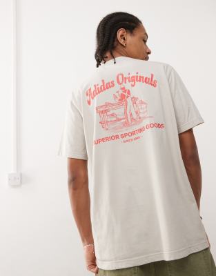 adidas Originals Wabash Tee in grey | ASOS