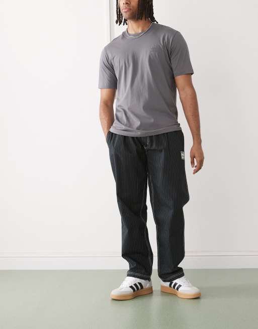adidas Originals Wabash workwear trouser in black | ASOS