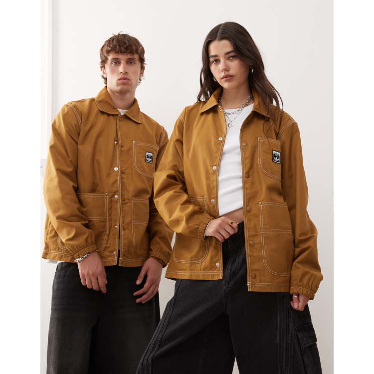 adidas Originals Wabash woven jacket in tan | ASOS