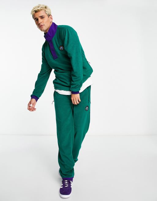 adidas Premium Essentials+ Velour Pants - Green