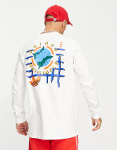 adidas Originals Adicolor Long Sleeve Football Jersey In White Cw1225, $26, Asos