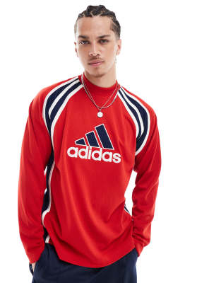 adidas Originals - Warm-Up - Top - Rouge écarlate