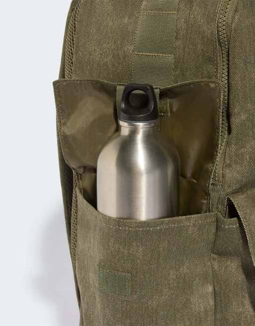 adidas Originals Washed backpack in olive strata, 2 of 5