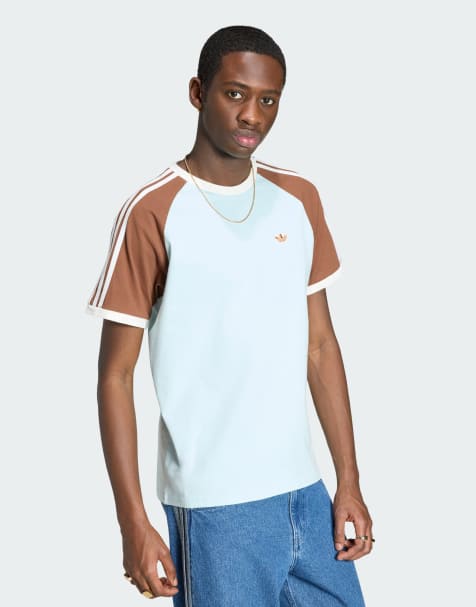 adidas Originals – Washed Cali – T-Shirt in Halo-Mintgrün - view 1