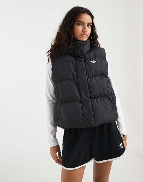 adidas Originals wattierte Weste in Schwarz - view 1