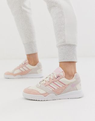 pink suede adidas