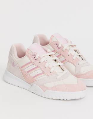 adidas pink suede