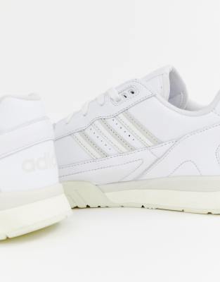 asos white adidas trainers