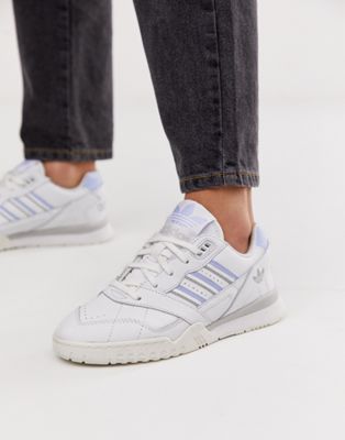 adidas Originals white and blue A-R sneakers | ASOS
