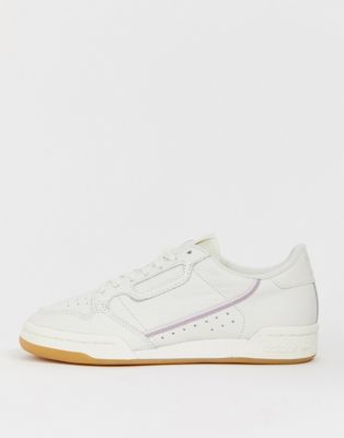 adidas Originals white and lilac 