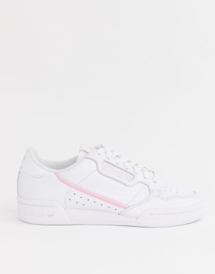 adidas continental 80 weiss rosa