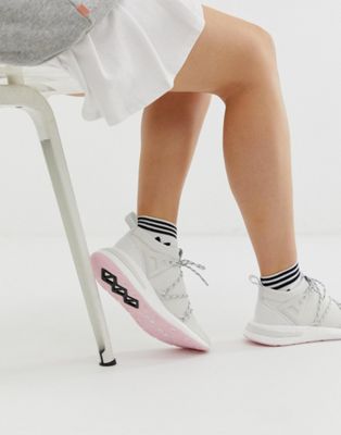 adidas women's white arkyn sneakers