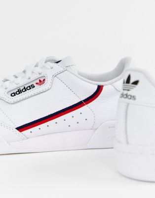 adidas Originals white Continental 80 sneakers | ASOS