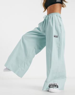 adidas wide leg trousers
