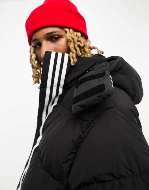 Adidas white winter jacket sale