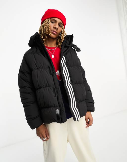 adidas Originals winter Jacket in black and white