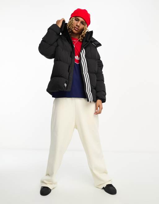 adidas Originals - Winterjack in zwart en wit