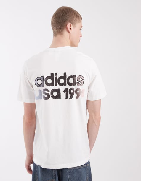 adidas Originals – World Cup 94 – Svart t-shirt med tryck - view 1