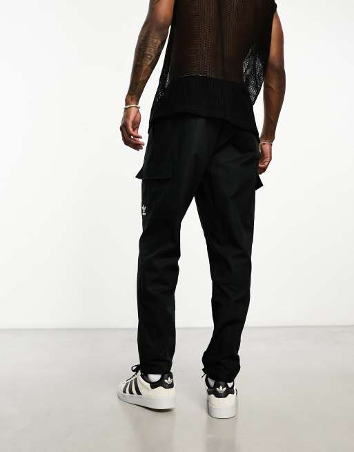 adidas Originals Woven cargo pant in black