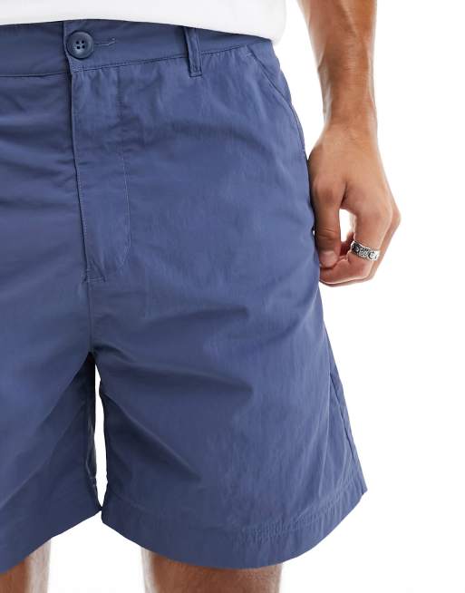 adidas Originals woven chino shorts in navy ASOS