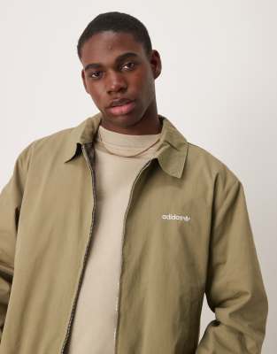 adidas Originals woven jacket in khaki-Green