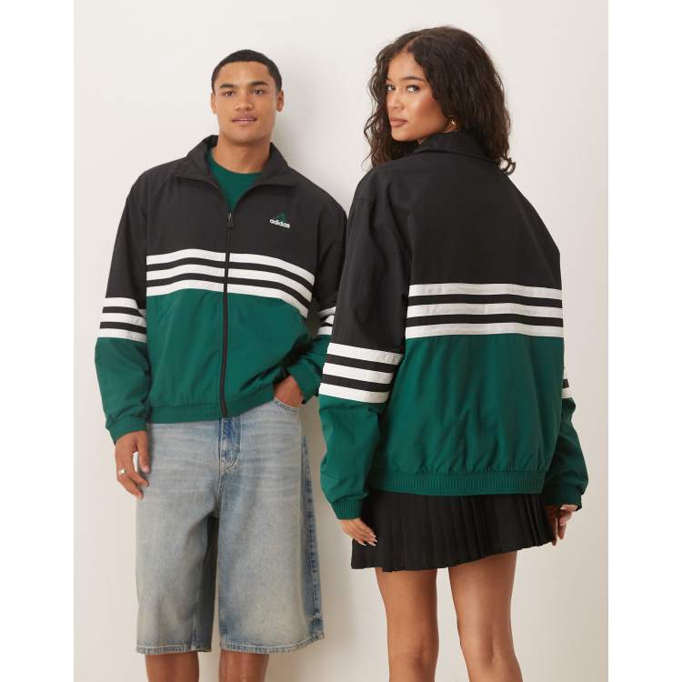 ジャケット adidas Originals Woven Track Top adidas Originals woven Firebird zip through track top in