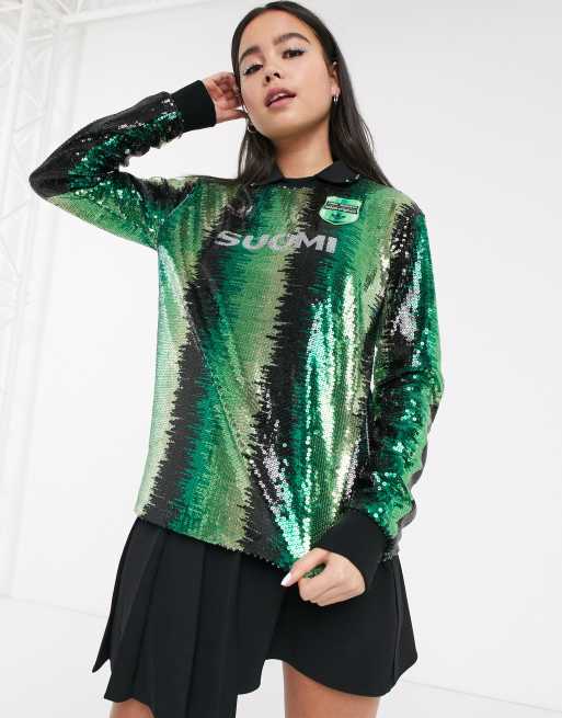 Adidas store sequin top