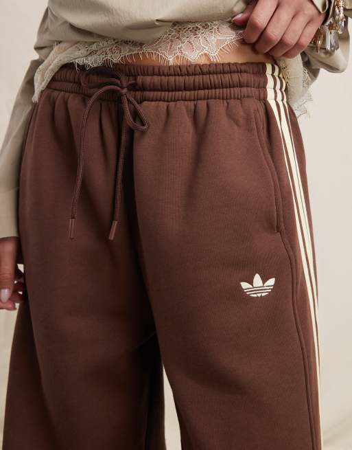adidas Originals x ASOS barrel leg jogger in brown