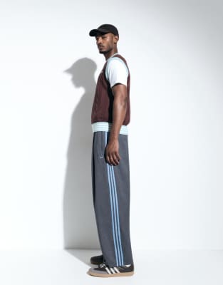 Adidas Originals X Asos Barrel Leg Sweatpants In Gray