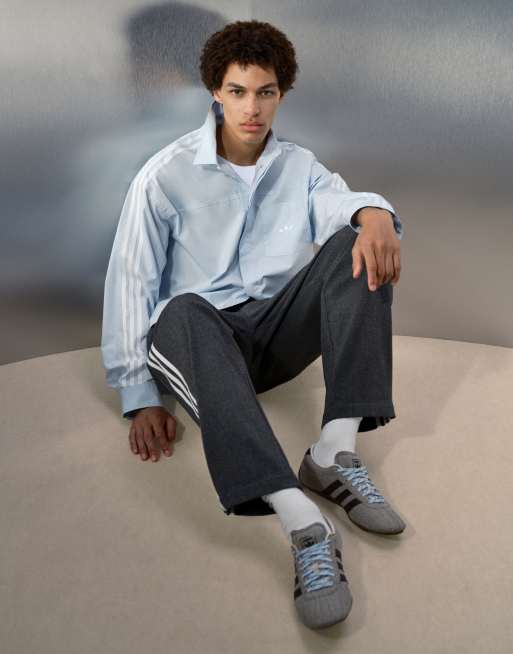 adidas Originals x ASOS camicia oversize blu, 3 di 6