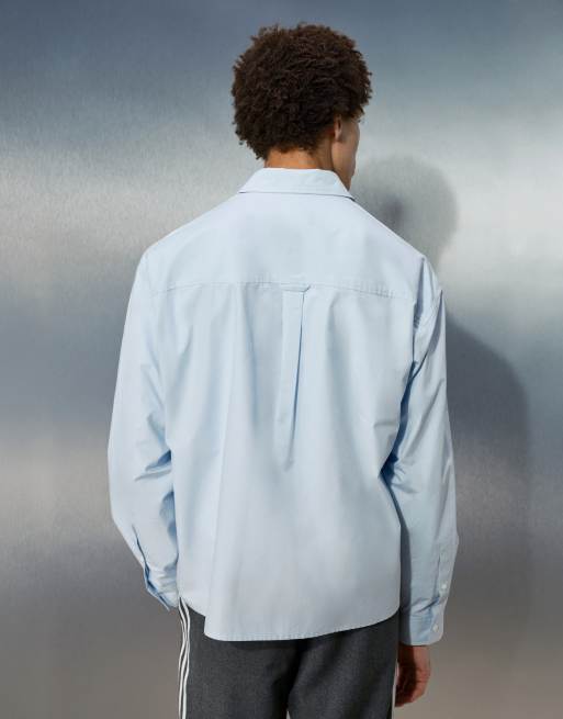 adidas Originals x ASOS camicia oversize blu, 5 di 6