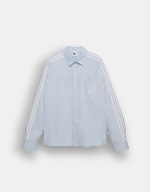 adidas Originals x ASOS camicia oversize blu, 6 di 6